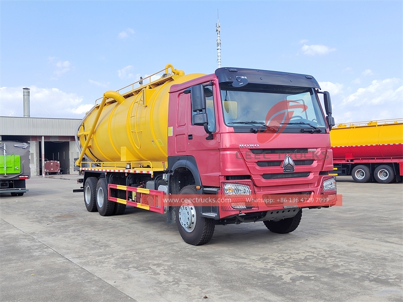 Heavy duty 20m3 Vacuum Sewage Suction trucks with factory direct sale