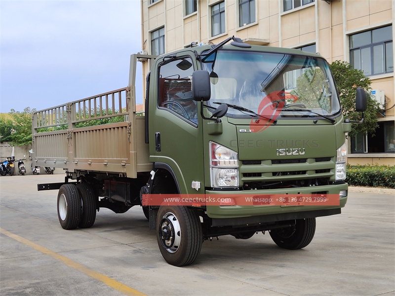 ISUZU 4×4 Military flat body truck made in China