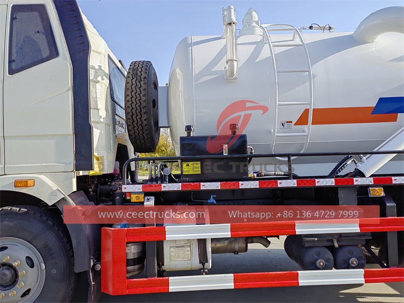 FAW 10CBM sewer pump tanker truck