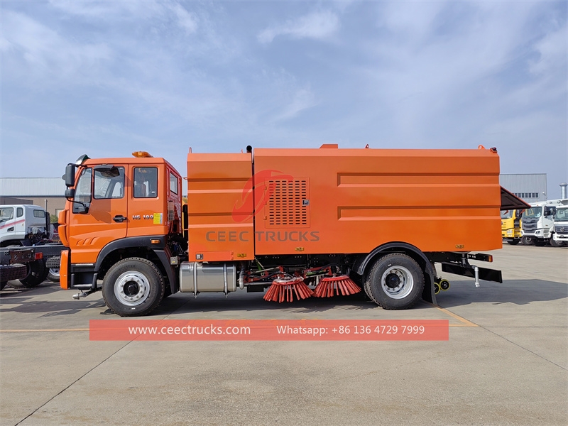 Howo 15CBM mechnical sweeper truck with factory direct sale