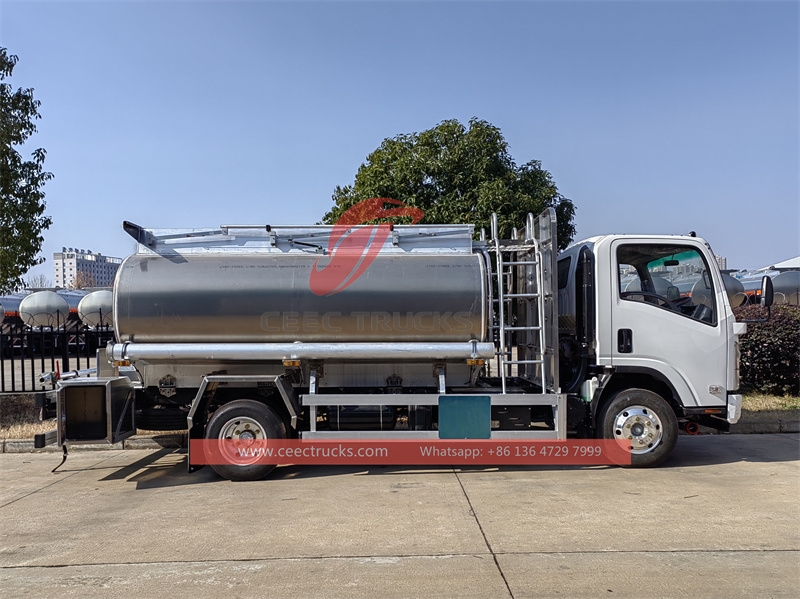 RHD ISUZU 190hp fuel transfer tanker truck made in China