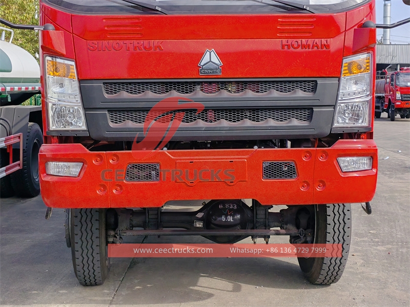 Howo 4x4 drive fire engine with factory direct sale