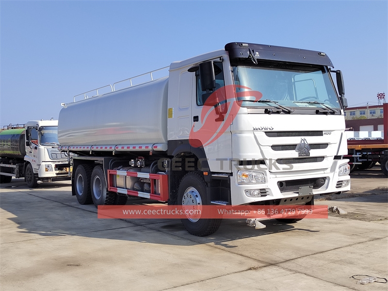 Howo 20 cbm water bowser truck supplier