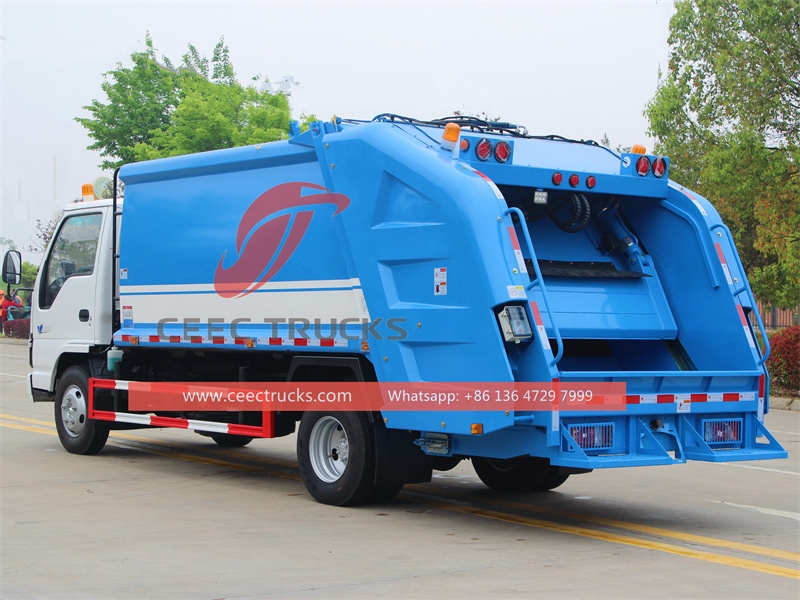 ISUZU NKR 6CBM Waste Compactor truck with factory direct sale