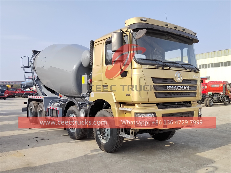 Shacman heavy duty 380HP Concrete Mixer Truck from China