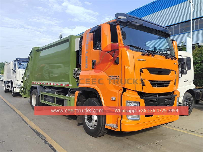 ISUZU Giga garbage compactor truck with factory direct sale