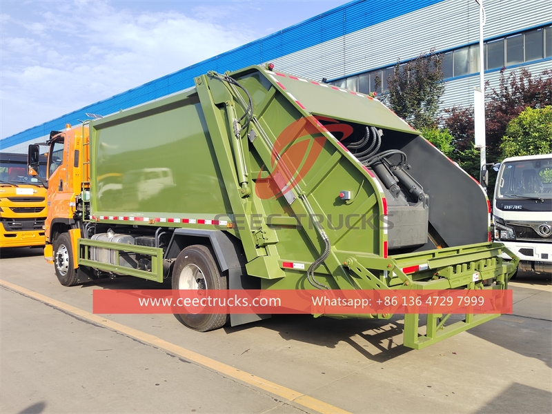 ISUZU Giga garbage compactor truck with factory direct sale