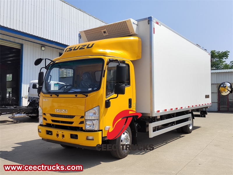 Isuzu NPR thermo king refrigerated truck