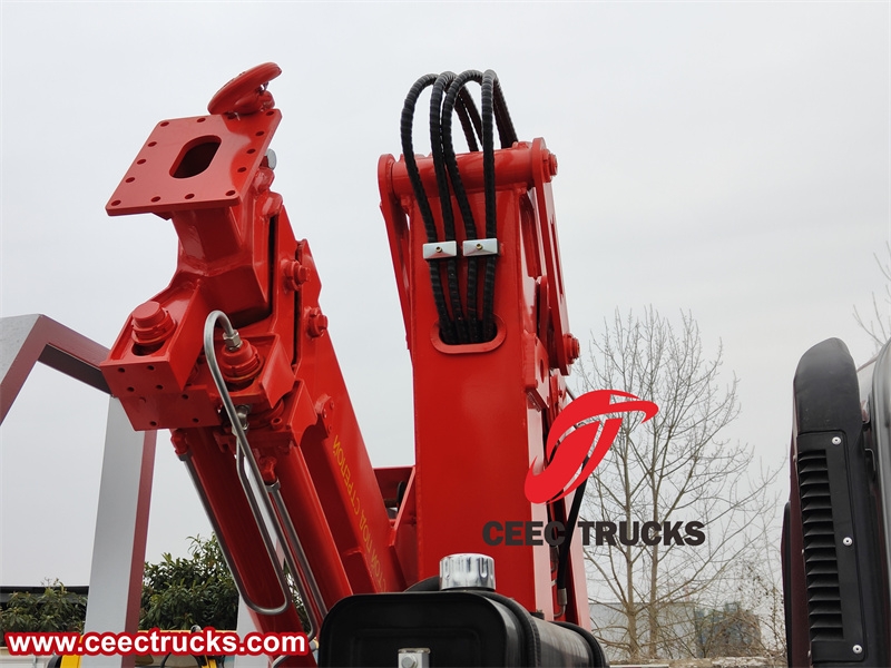 Philippines Isuzu Knuckle Boom Crane Truck With Platform