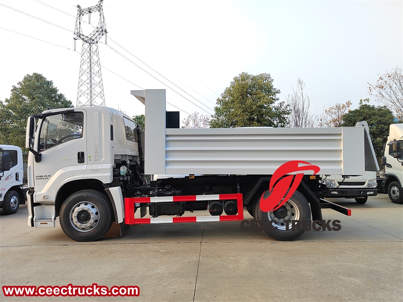 10~15Tons Giga Isuzu 6 wheeler dump truck