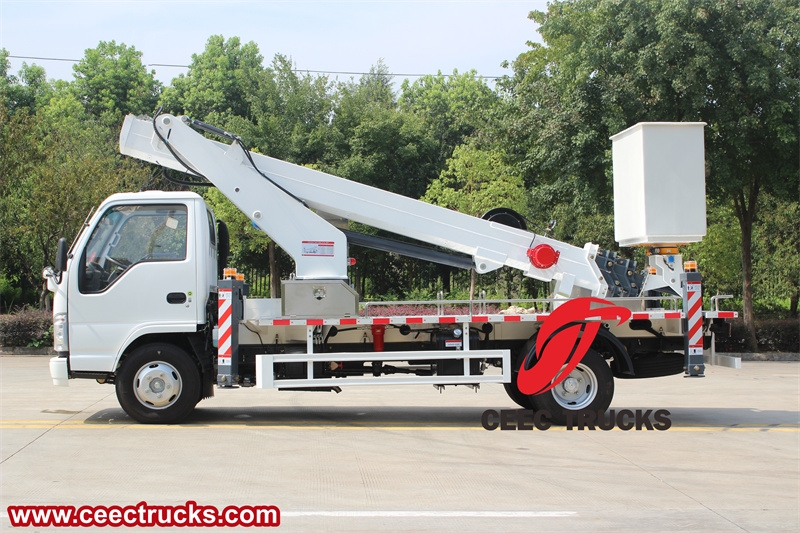 Single Man Basket Manlifter Truck Isuzu