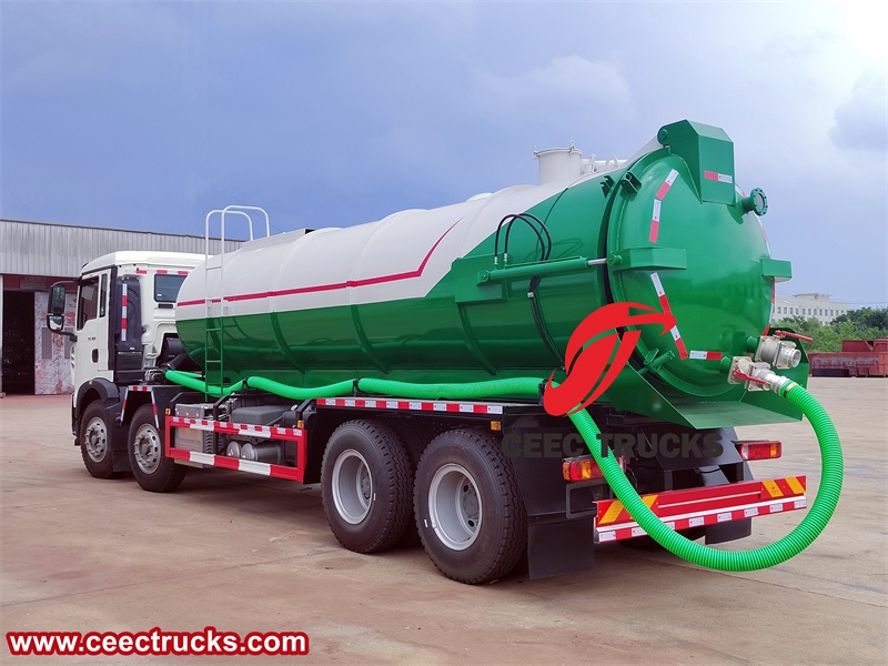 Howo 12 wheeler sewer vator truck with factory direct sale