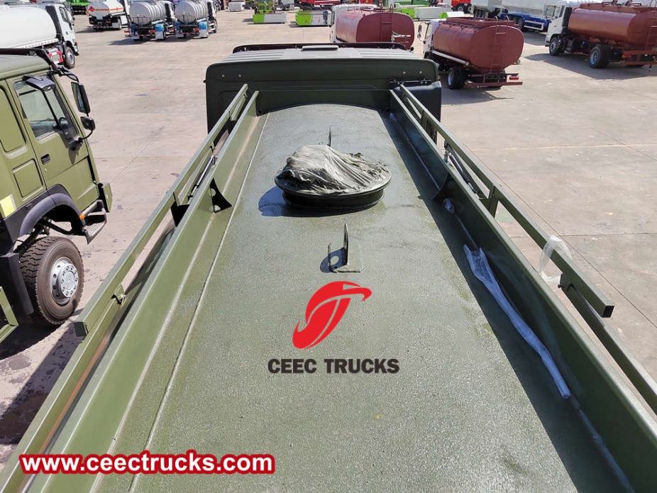 Howo 4x4 drive militar diesel bowser móvel