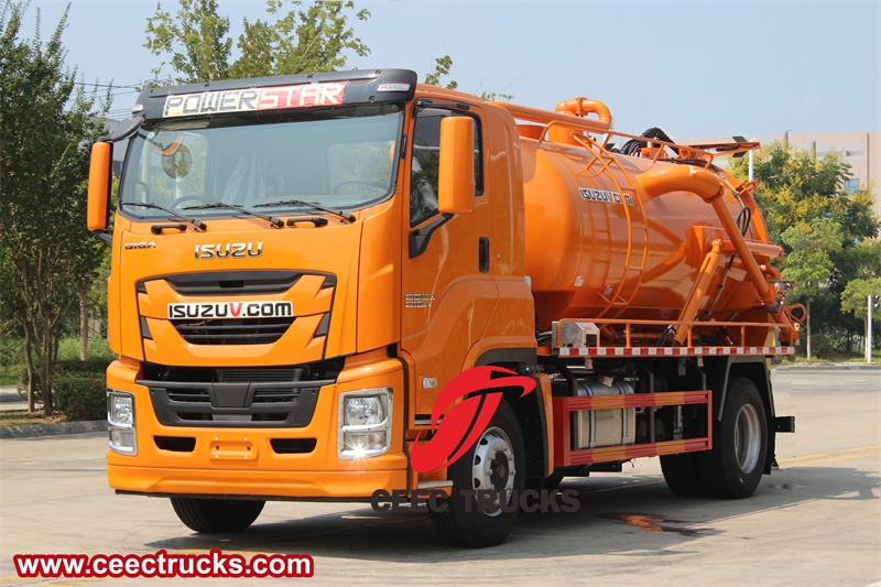 Isuzu GIGA Truck Mounted Combination Jet Suction Units