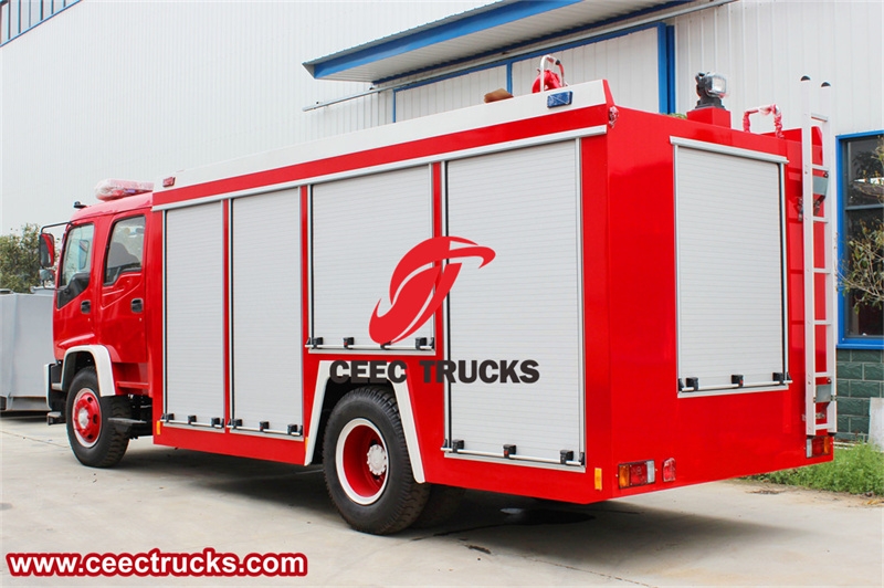 Rescue Fire truck Water tankers Isuzu