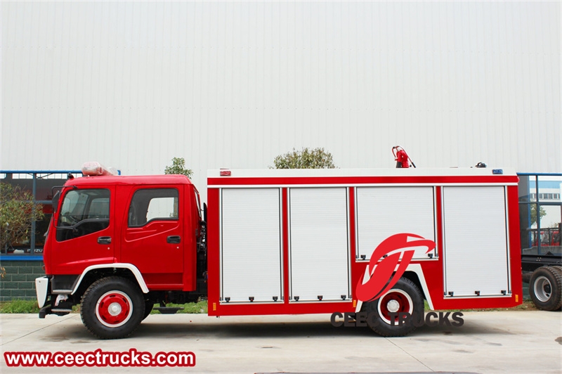 Rescue Fire truck Water tankers Isuzu