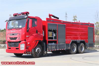 Isuzu heavy duty airport rescue fire truck