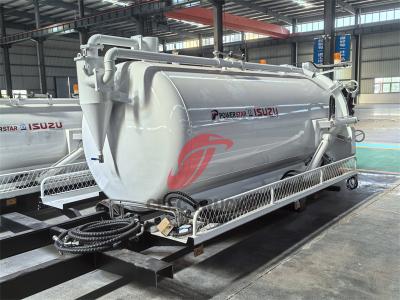 5,000 liters vacuum pump tanker body