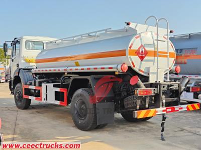 Beiben 1929 offroad 4WD 8000L fuel tank truck