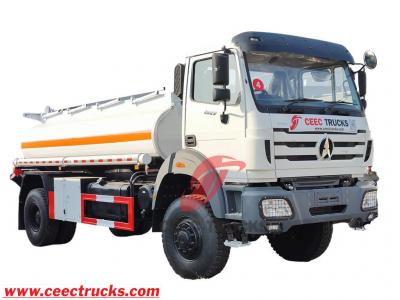 Beiben 1929 offroad 4WD 8000L fuel tank truck