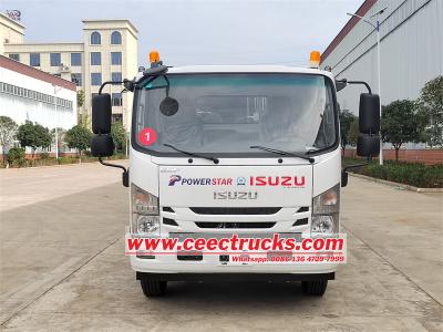 Isuzu ELF commercial rear loader garbage truck