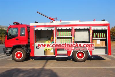 Rescue Fire Truck made by Isuzu FTR chassis