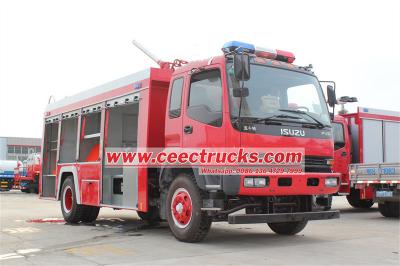 Rescue Fire Truck made by Isuzu FVR chassis