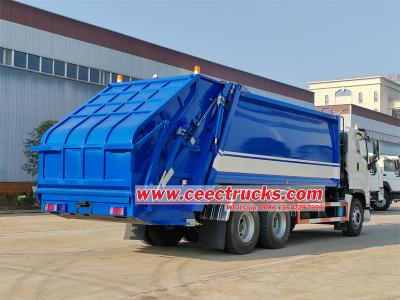 Philippine Isuzu 20 cbm rear loader garbage truck