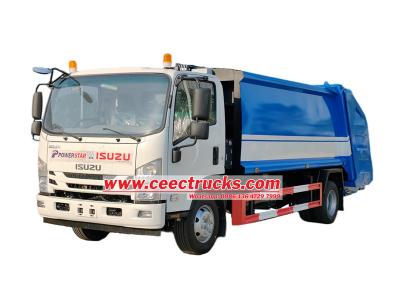 ISUZU 10CBM refuse compactor truck for sale