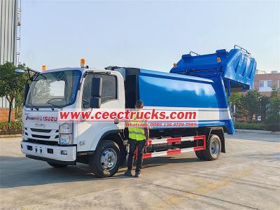 ISUZU 10CBM refuse compactor truck for sale