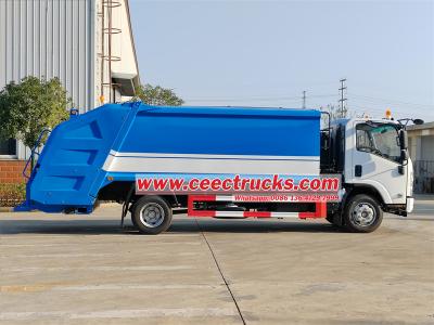 Isuzu ELF cabin rear loader compactor truck