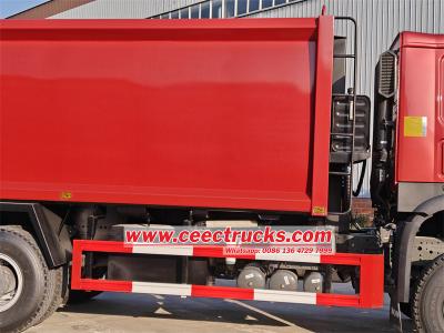 Howo 20 cbm rear end loading garbage truck