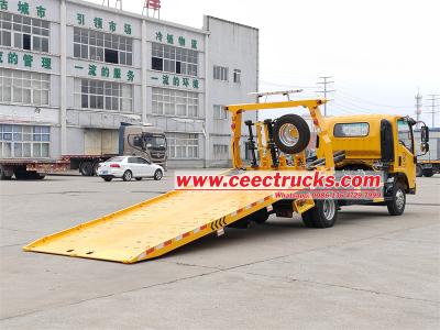 Isuzu ELF 5 Ton recovery crane flatbed road rescue truck