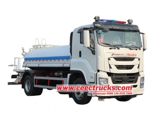 Isuzu GIGA 4HK1 10cbm water tanker truck