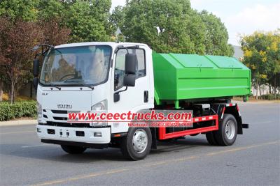 Isuzu ELF roll on roll off truck