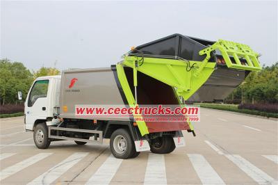 ISUZU 6CBM garbage compactor truck for sale