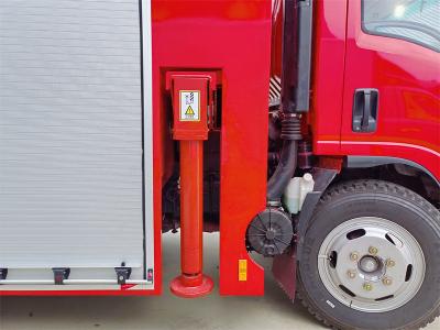 Isuzu new NPR 16m aerial lift truck with fire pumper