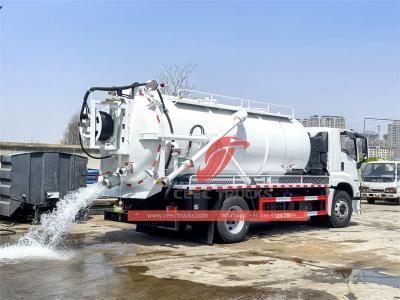 ISUZU FTR 12000L combination sewer truck for sale