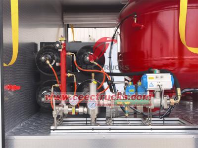 Isuzu new GIGA 4X dry chemical powder fire apparatus