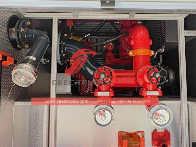 HOWO 4x4 fire fighting lorry