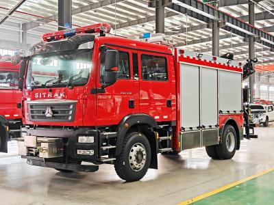 HOWO 4x2 heavy duty rescue firefighting trucks