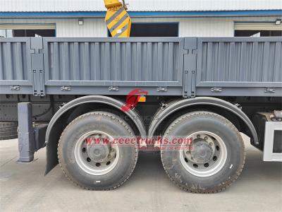 Philippines Isuzu GIGA 520HP boom crane dropside cargo truck