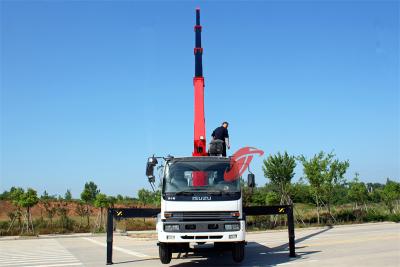 Africa Isuzu FTR 205HP boom crane cargo truck