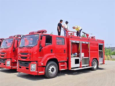 Isuzu  GIGA 4X dry powder fire fighting truck
