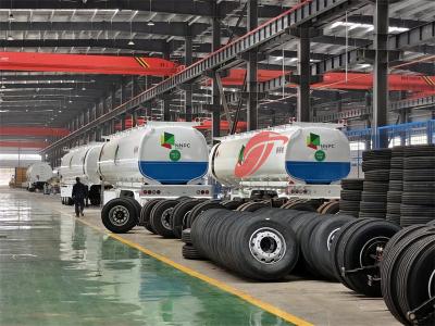 Nigeria 40000L diesel tanker semitrailer