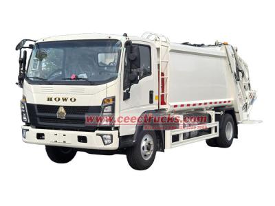HOWO 8cbm waste compaction truck