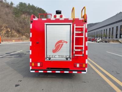 Africa ISUZU double cabin fire fighting truck