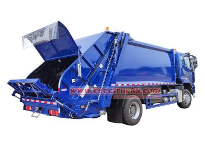 HOWO 300hp rear loader garbage truck