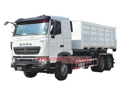 Howo 10 wheels hook loader truck