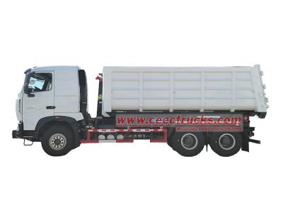 Howo 10 wheels hook loader truck